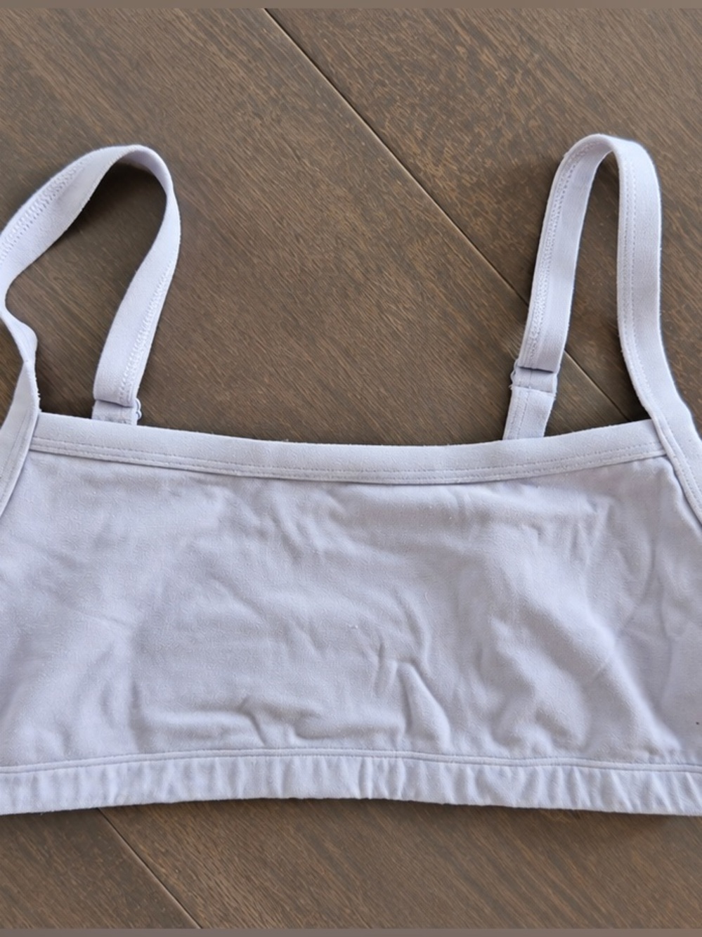 TNA Light Lavender Lilac Sports Bra Adjustable Straps